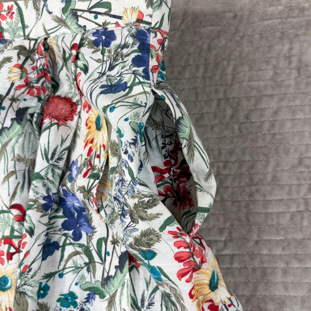 Geiger Collections Floral Midi Skirt Made in Austria Wildflower Botanical Sz 36 - Picture 11 of 11